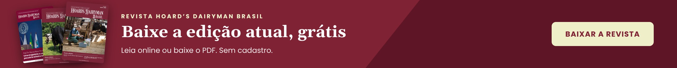 Baixe a edição atual da Revista Hoard's, grátis
